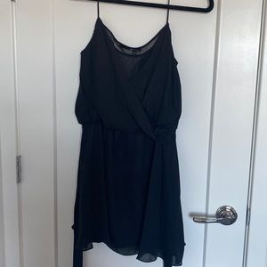 Black mini dress